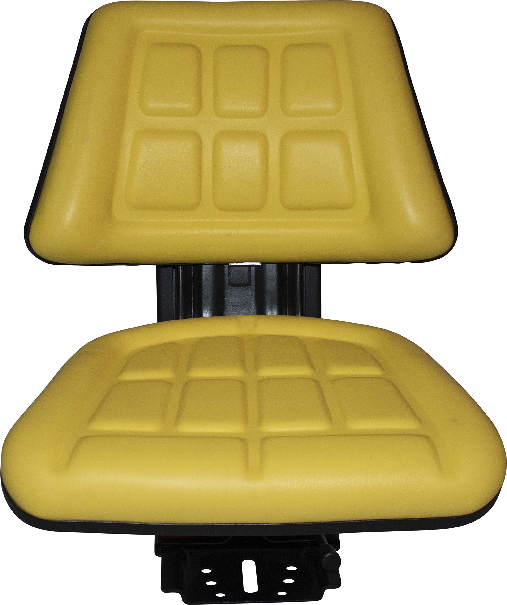 Black Tractor Suspension Seat – Fits John Deere 5200, 5210, 5300